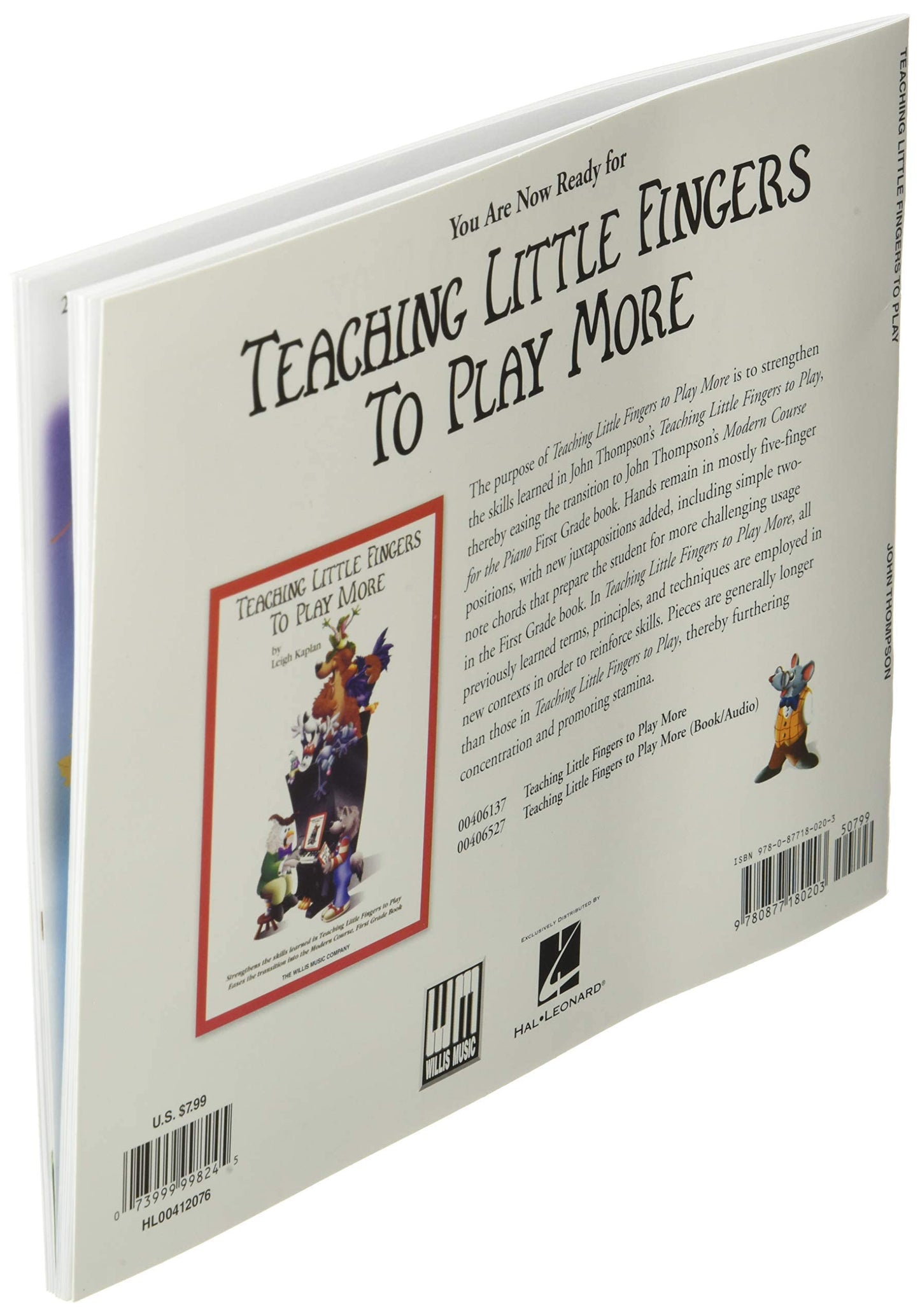 Teaching Little Fingers to Play: A Book for the Earliest Beginner (John Thompsons Modern Course for The Piano)