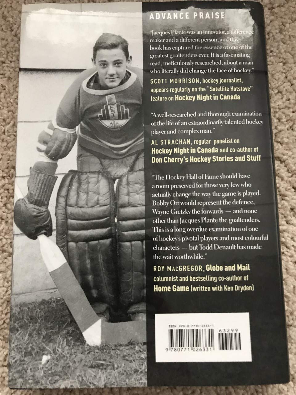 Jacques Plante: The Man Who Changed the Face of Hockey