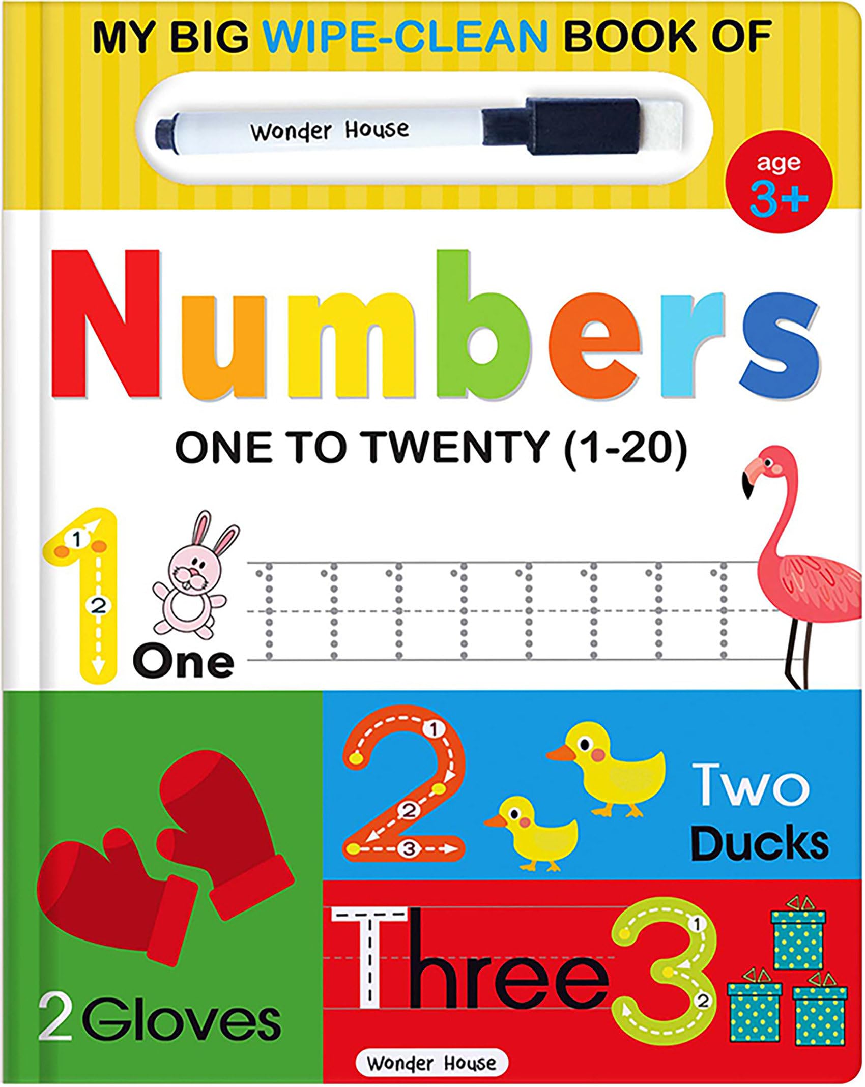 My Big Wipe And Clean Book of Numbers for Kids : 1 to 20