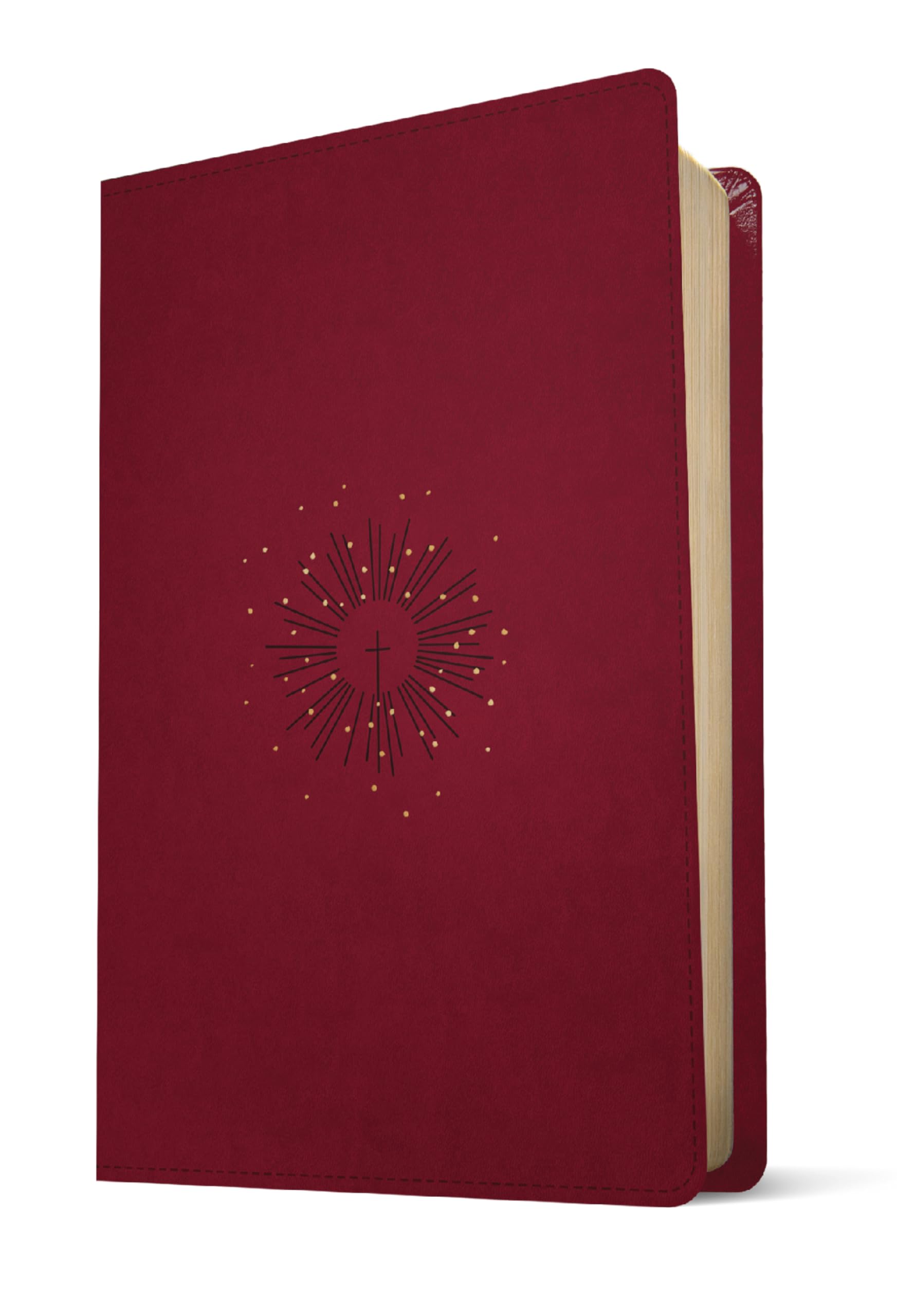 NLT Large Print Thinline Reference Bible, Filament Enabled (LeatherLike, Aurora Cranberry, Red Letter): Includes Free Access to the Filament Bible App ... Notes, Devotionals, Worship Music, and Video