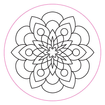 Mandalas Embroidery Transfers (set of 10 hoop designs!)