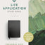 NLT Life Application Study Bible, Third Edition, Personal Size (Bonded Leather, Black, Red Letter)