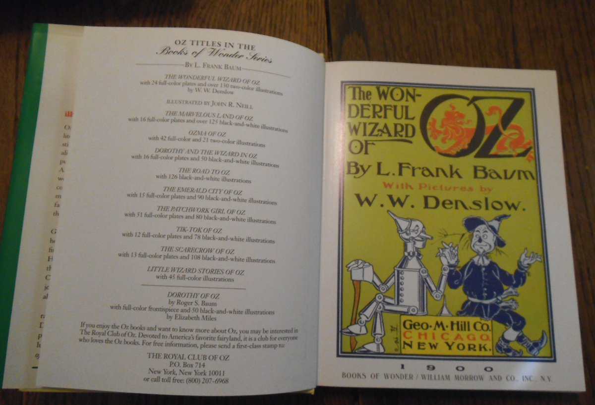 The Wonderful Wizard of Oz (Books of Wonder)