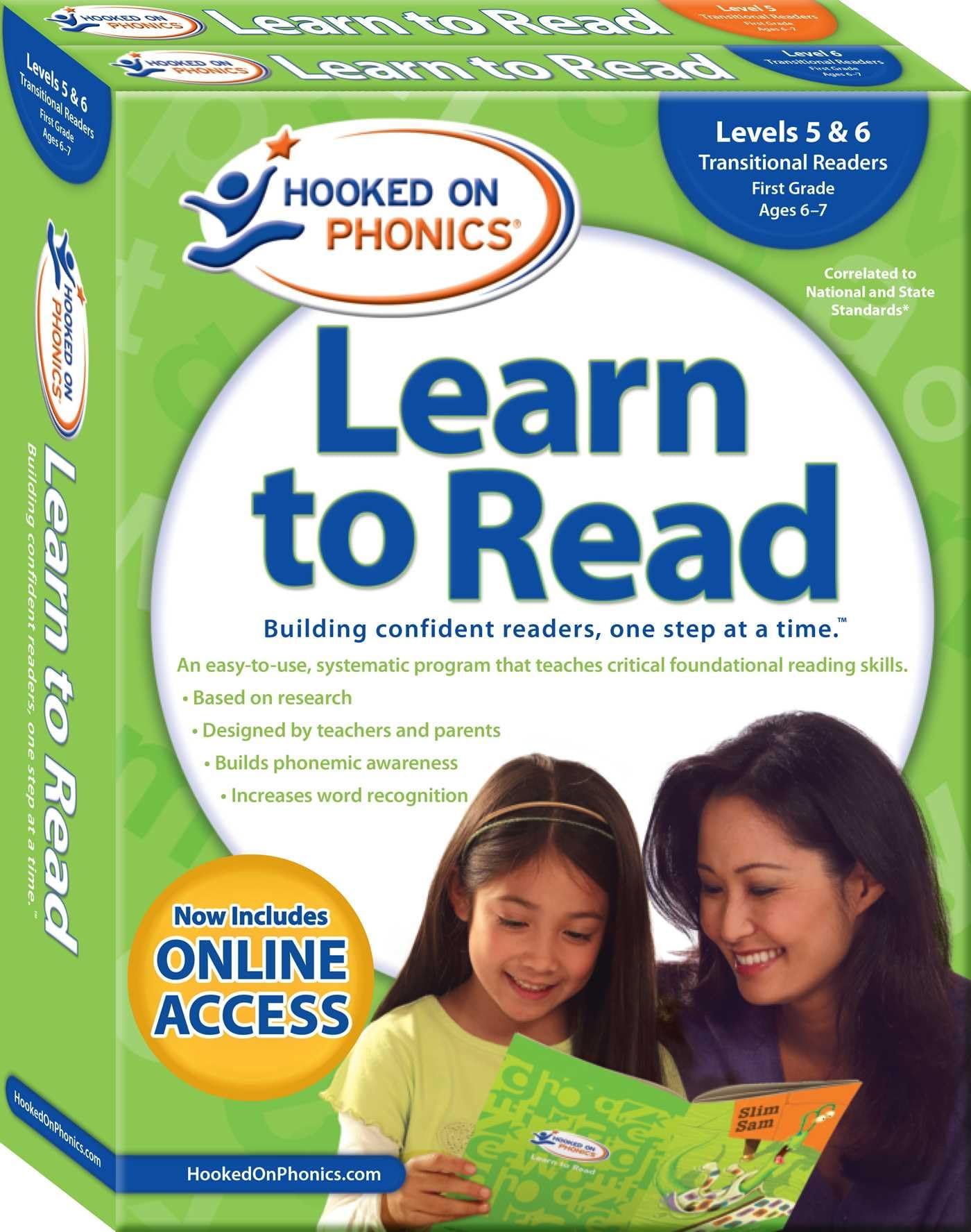 Hooked on Phonics Learn to Read - Levels 5&6 Complete: Transitional Readers (First Grade  Ages 6-7) (3) (Learn to Read Complete Sets)