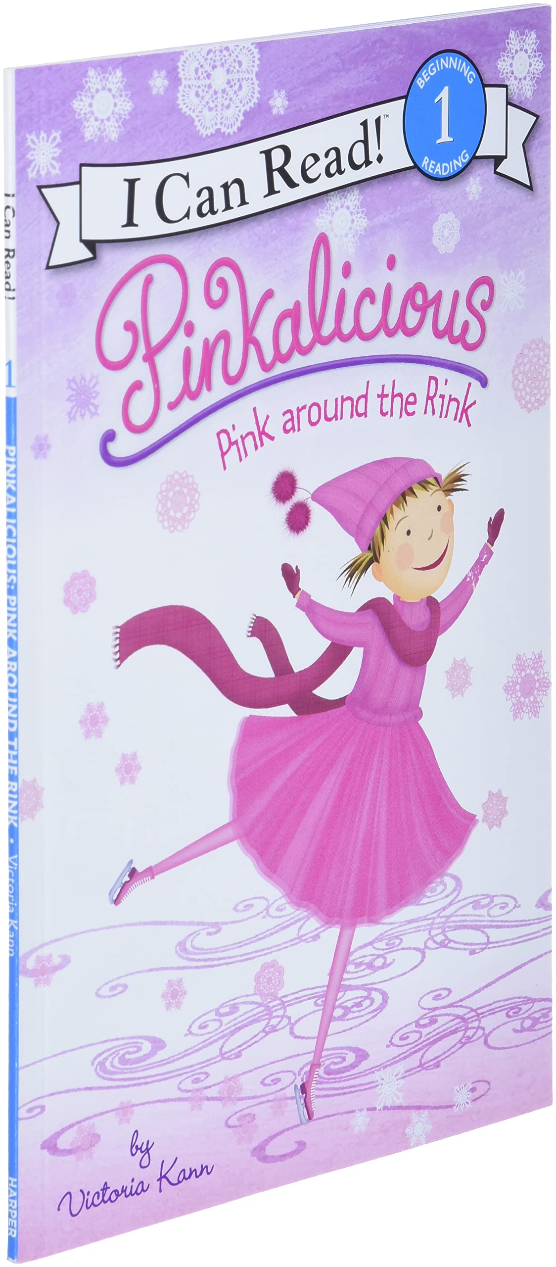 Pinkalicious: Pink around the Rink: A Winter and Holiday Book for Kids (I Can Read Level 1)