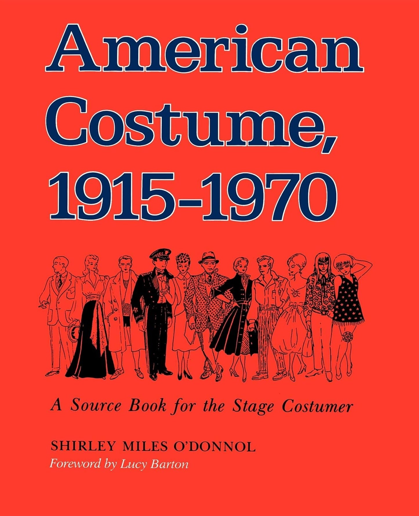 American Costume 1915-1970: A Source Book for the Stage Costumer (Midland Book, MB 543)