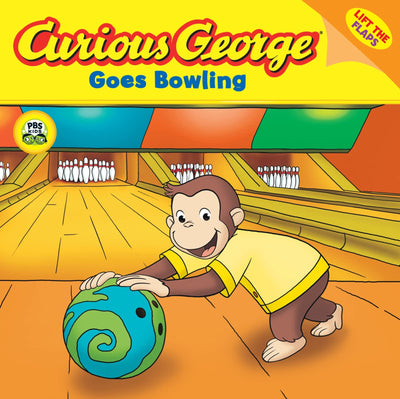 Curious George Goes Bowling Lift-the-Flap: A Playful Lift-the-Flap Adventure Featuring Everyone's Favorite Curious Monkey at the Bowling Alley