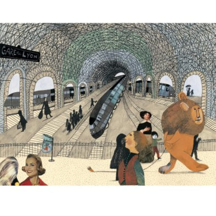 A Lion in Paris — back cover