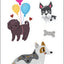 Puppies Sticker Set (65 stickers!) (Sticker Sheets)