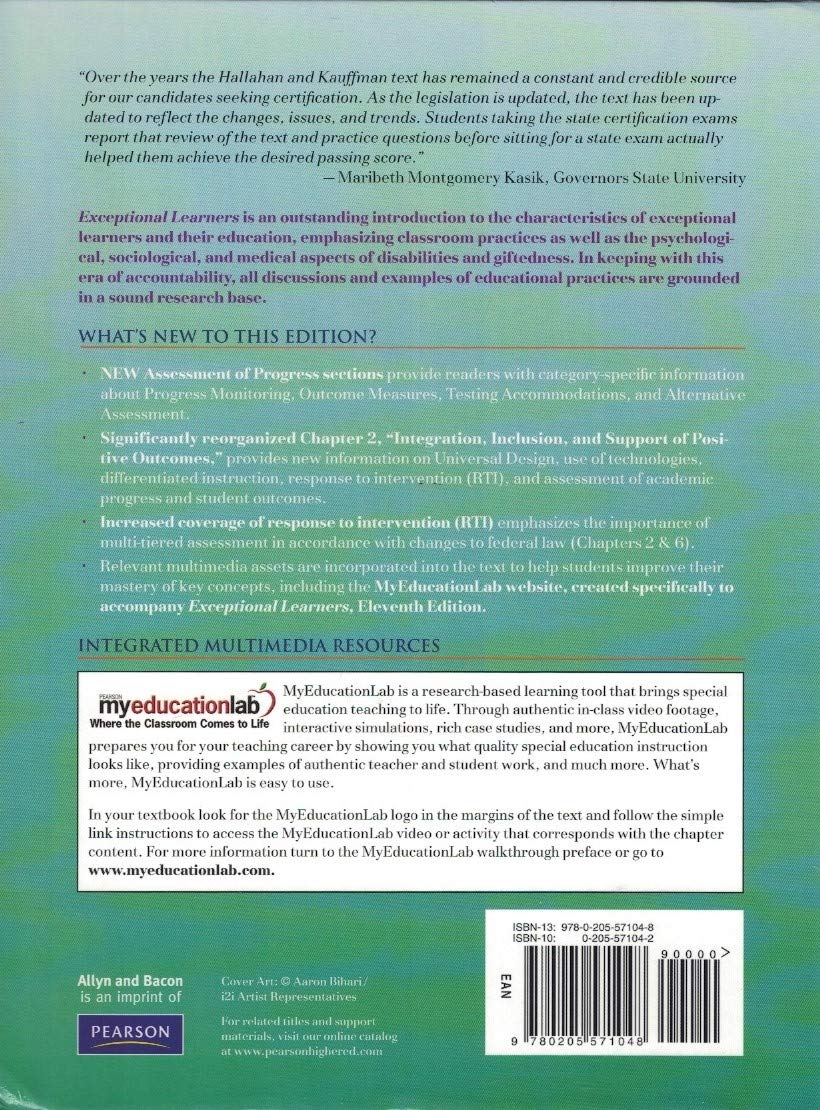 Exceptional Learners: Introduction to Special Education