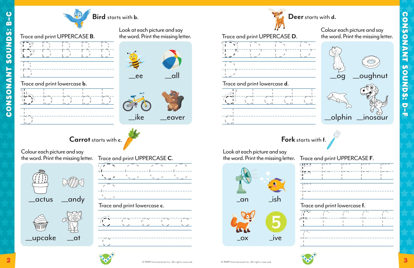 Head Start Phonics Workbooks: Ages 5-6 - Kindergarten Prep with Sticker Sheet (Kindergarten Workbook)