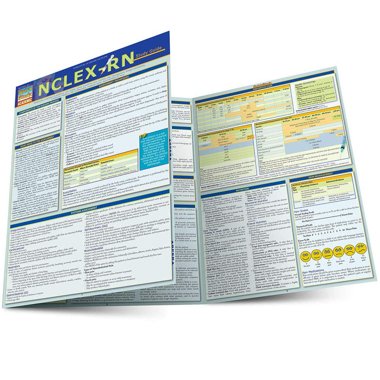 Nclex-Rn Study Guide: a QuickStudy Laminated Reference Guide (QuickStudy Academic)