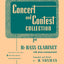 Concert And Contest Collection B Flat Bass Clarinet Solo Part Only (Rubank Educational Library, 299)