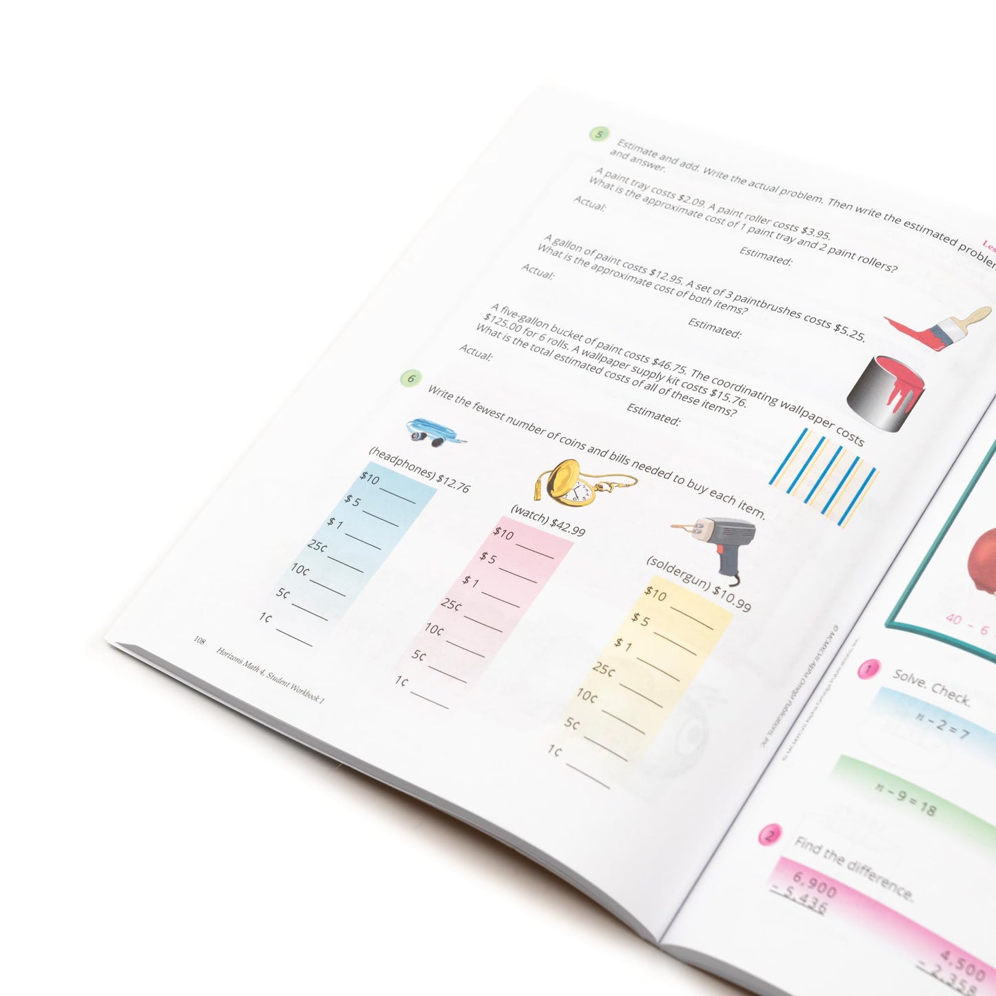 Horizons 4th Grade Math Student Book 1