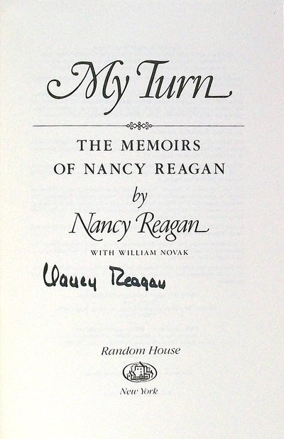 My Turn: The Memoirs of Nancy Reagan by Reagan, Nancy