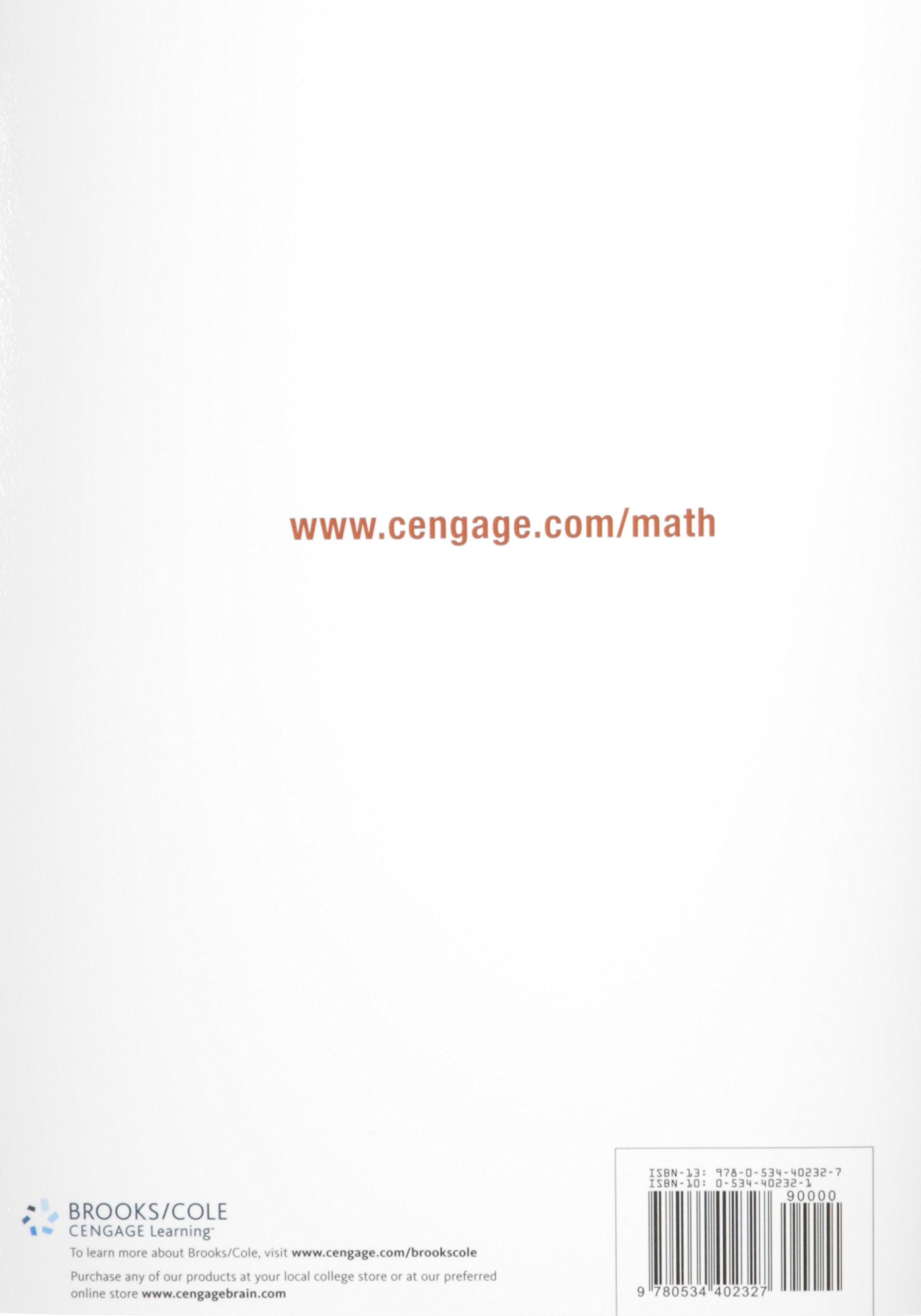 Student Solutions Manual for Cohen's Precalculus: With Unit Circle Trigonometry, 4th
