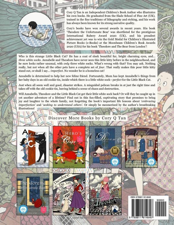Theodore and The Cat with the Missing Sock: A Childrens Picture Book about Love, Loyalty and Courage! (Theodore the Unfortunate Bear)