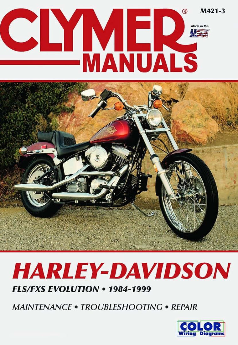 Harley-Davidson FLS-FXS Evolution, Evo Softail, Fat Boy (1984-1999) Service Repa