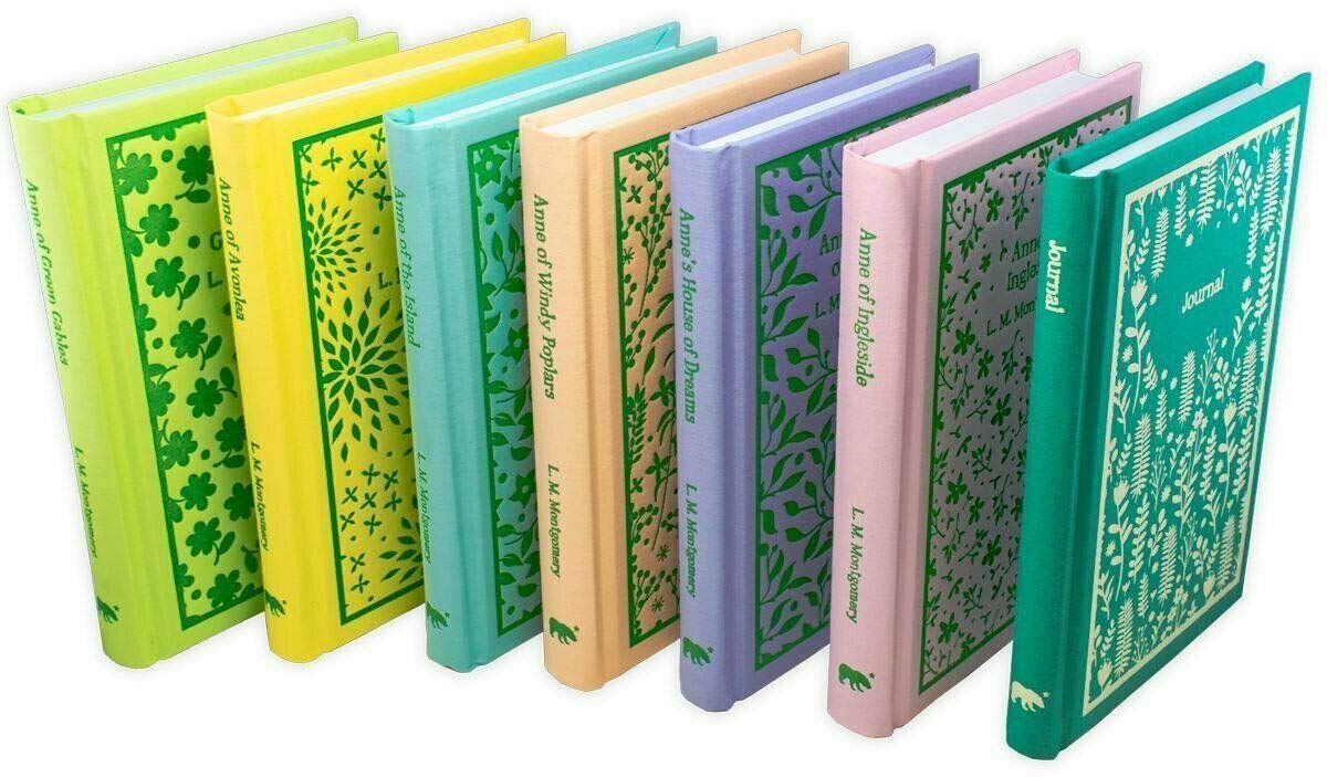 The Anne of Green Gables 6 Books Set w/ Journal Collection Hardcover L M Montgomery