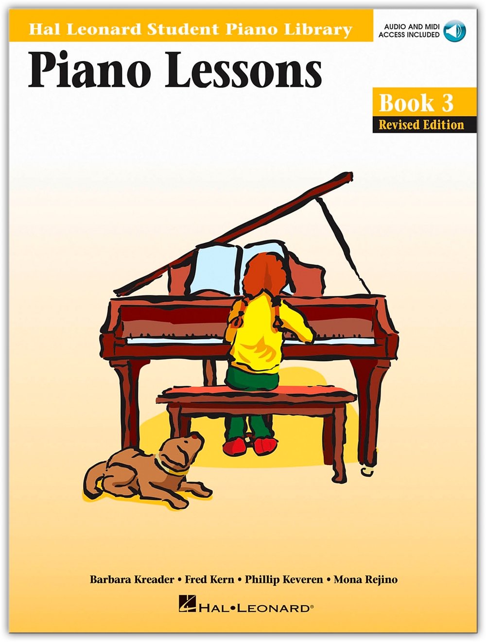 Piano Lessons Book 3 - Hal Leonard Student Piano Library Book/Online Audio (Hal Leonard Student Piano Library (Songbooks))