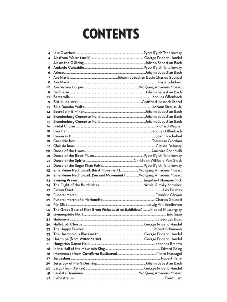101 Classical Themes for Viola - Sheet Music Songbook  101 Popular Classical Pieces Including Fur Elise, Canon in D, Clair de Lune, Ode to Joy and More  Hal Leonard Viola Solo Book