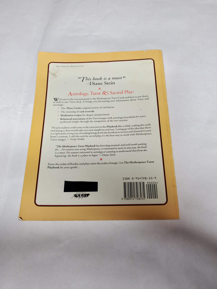 The Motherpeace Tarot Playbook: Astrology and the Motherpeace Cards — back cover