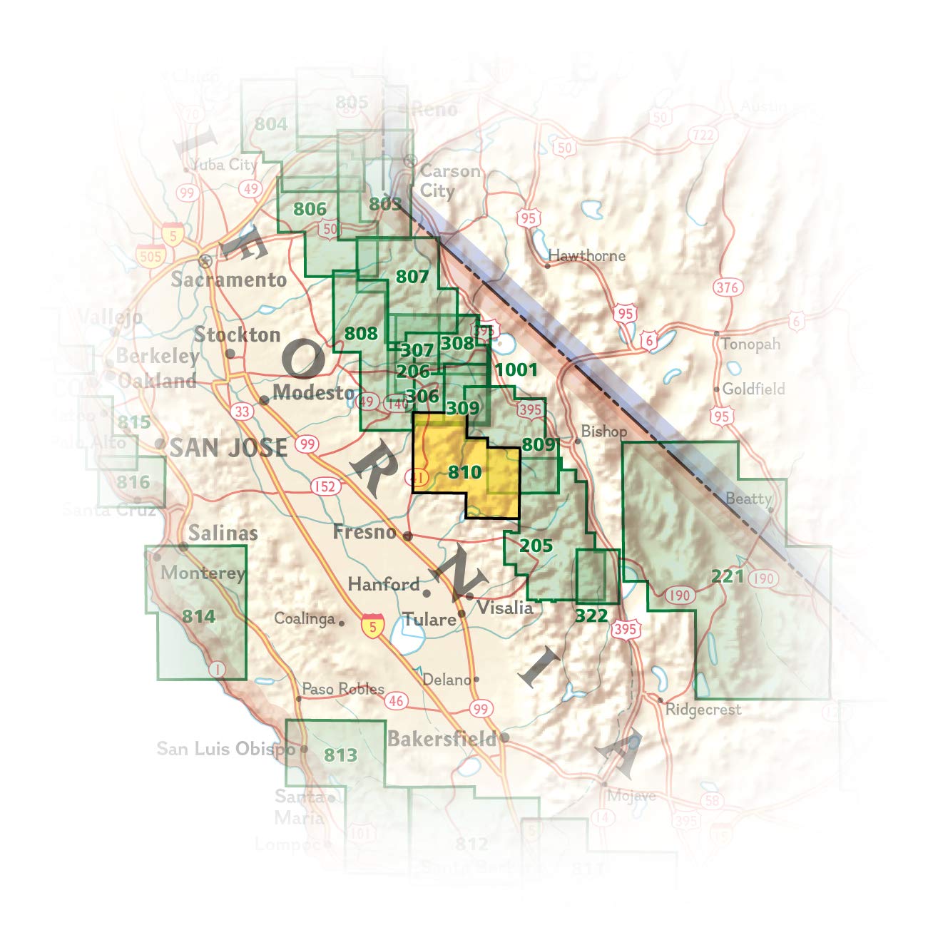 Shaver Lake [Sierra National Forest] (National Geographic Trails Illustrated Map) (National Geographic Trails Illustrated Map, 810)