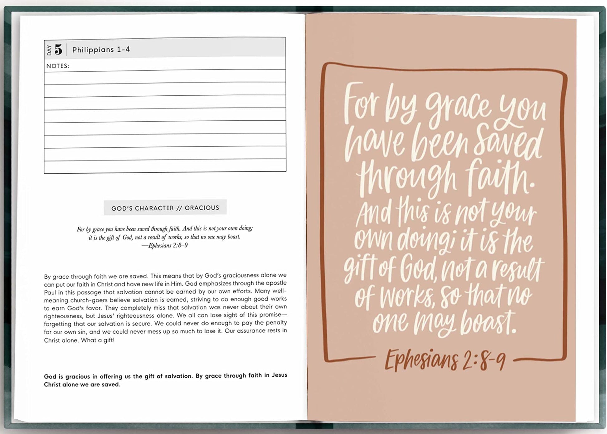 The Bible in a Year: A Guided Bible Study Reading Plan to Read the Bible in 52 Weeks (Premium Hardcover Keepsake Edition)