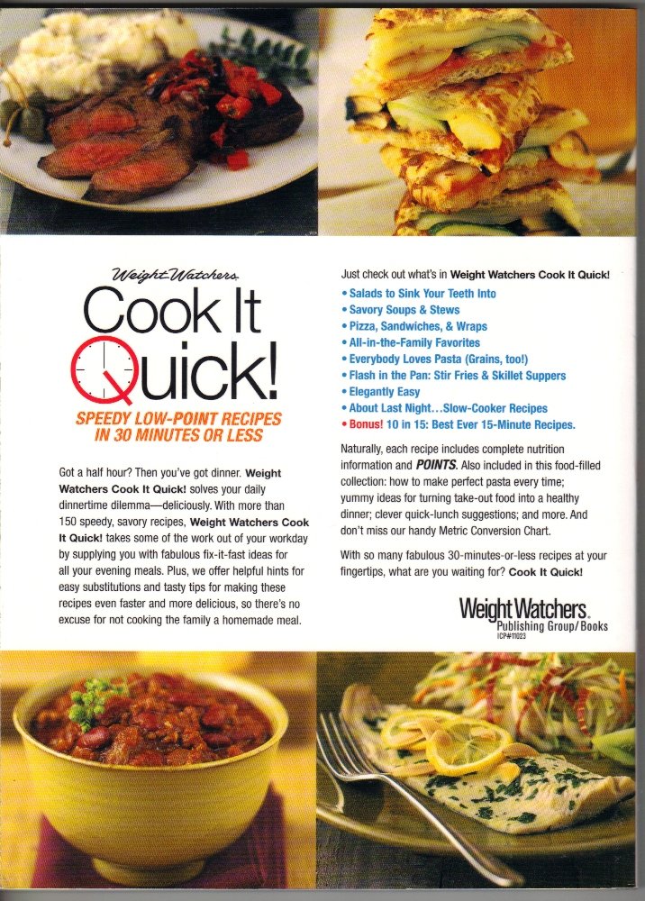 Cook It Quick!: Speedy Recipes with Low POINTS Value in 30 Minutes or Less