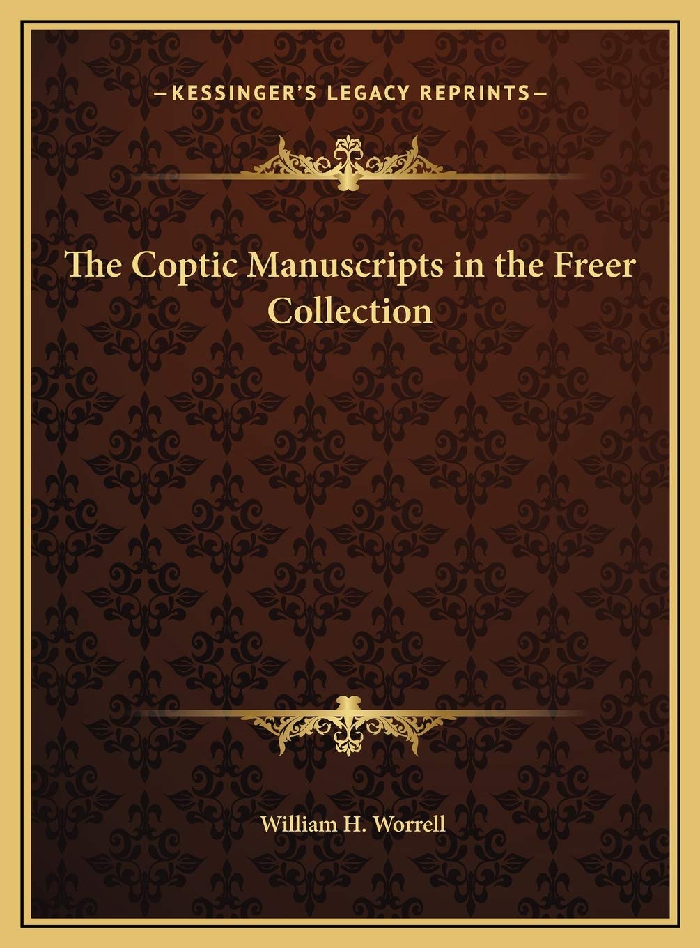 The Coptic Manuscripts in the Freer Collection