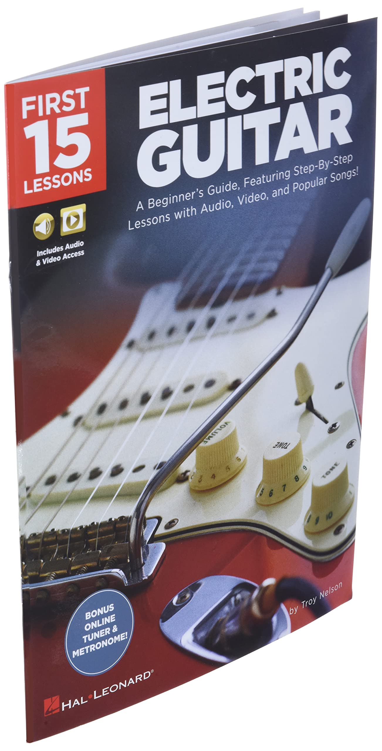 First 15 Lessons - Electric Guitar - A Beginner's Guide Book/Online Media