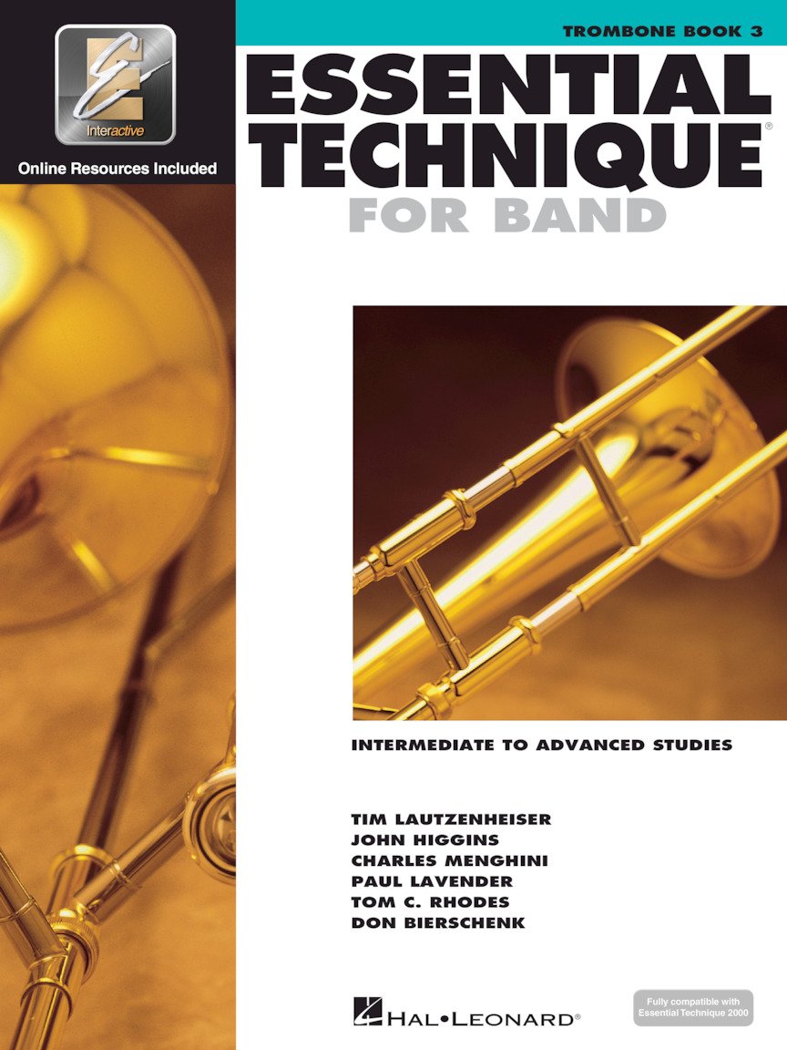 Essential Elements For Band - Trombone Book 3 with EEi Online Resources  Trombone Method Songbook and Sheet Music for School Band Students and Teachers  Intermediate to Advanced Studies