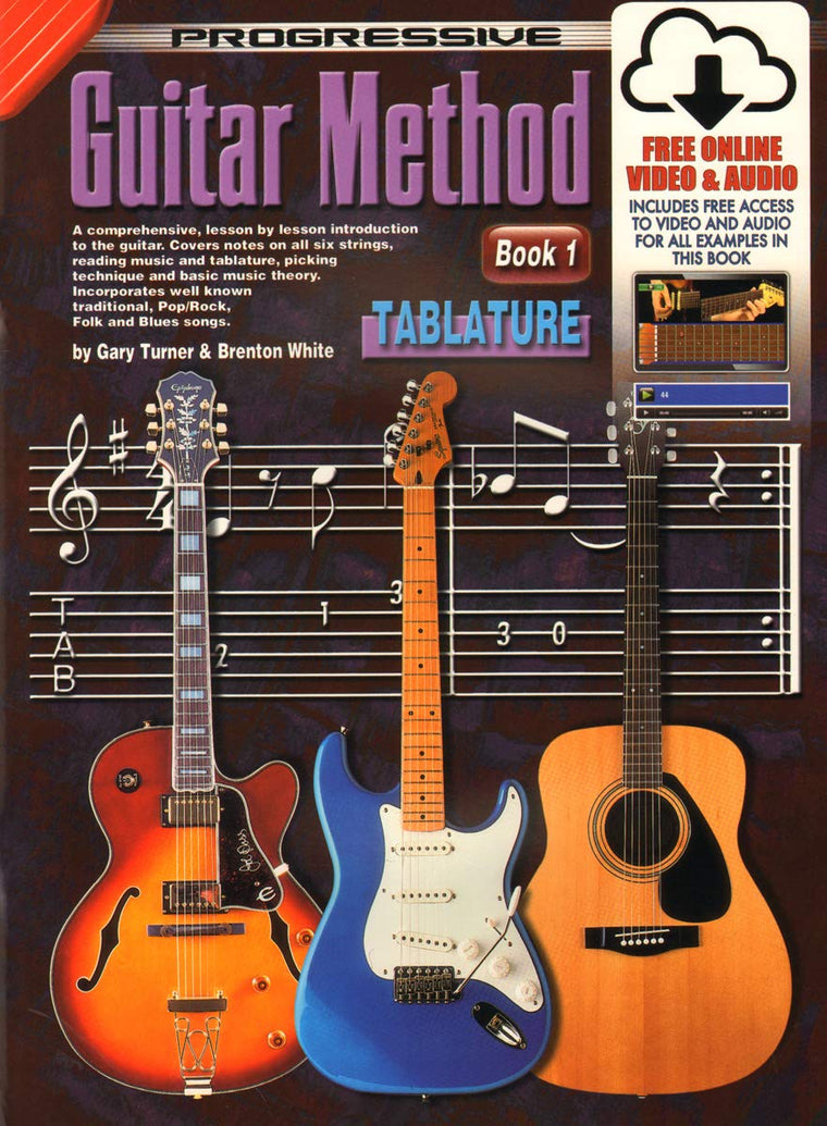 Progressive Guitar Method, Book 1: Tablature