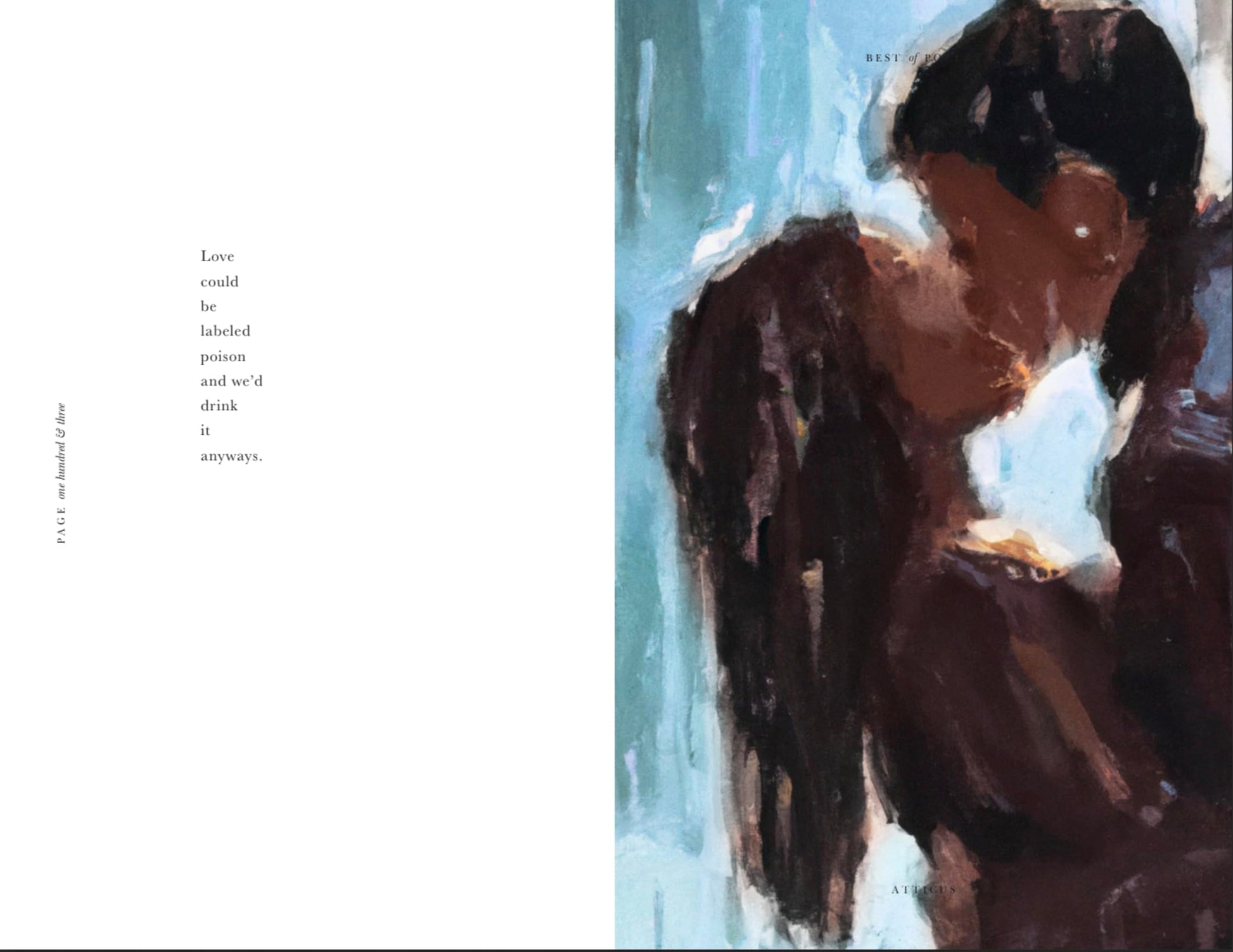 The Best of Atticus Poetry - A Curated Collection of Favorite Poems - Linen Bound Hardcover Coffee Table Book - 10 Years of Poems, Epigrams and Aphorisms