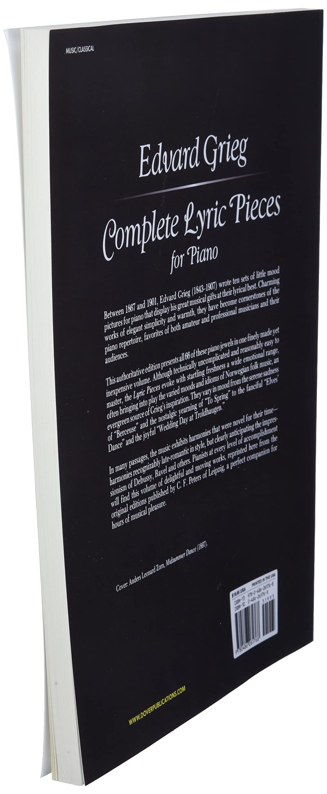 Complete Lyric Pieces for Piano (Dover Classical Piano Music)