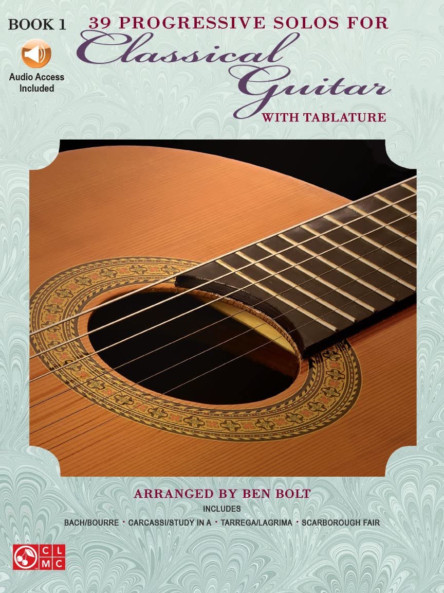 39 Progressive Solos for Classical Guitar - Book 1 (Book/Online Audio) (Thirty-Nine Progressive Solos for Classical Guitar)