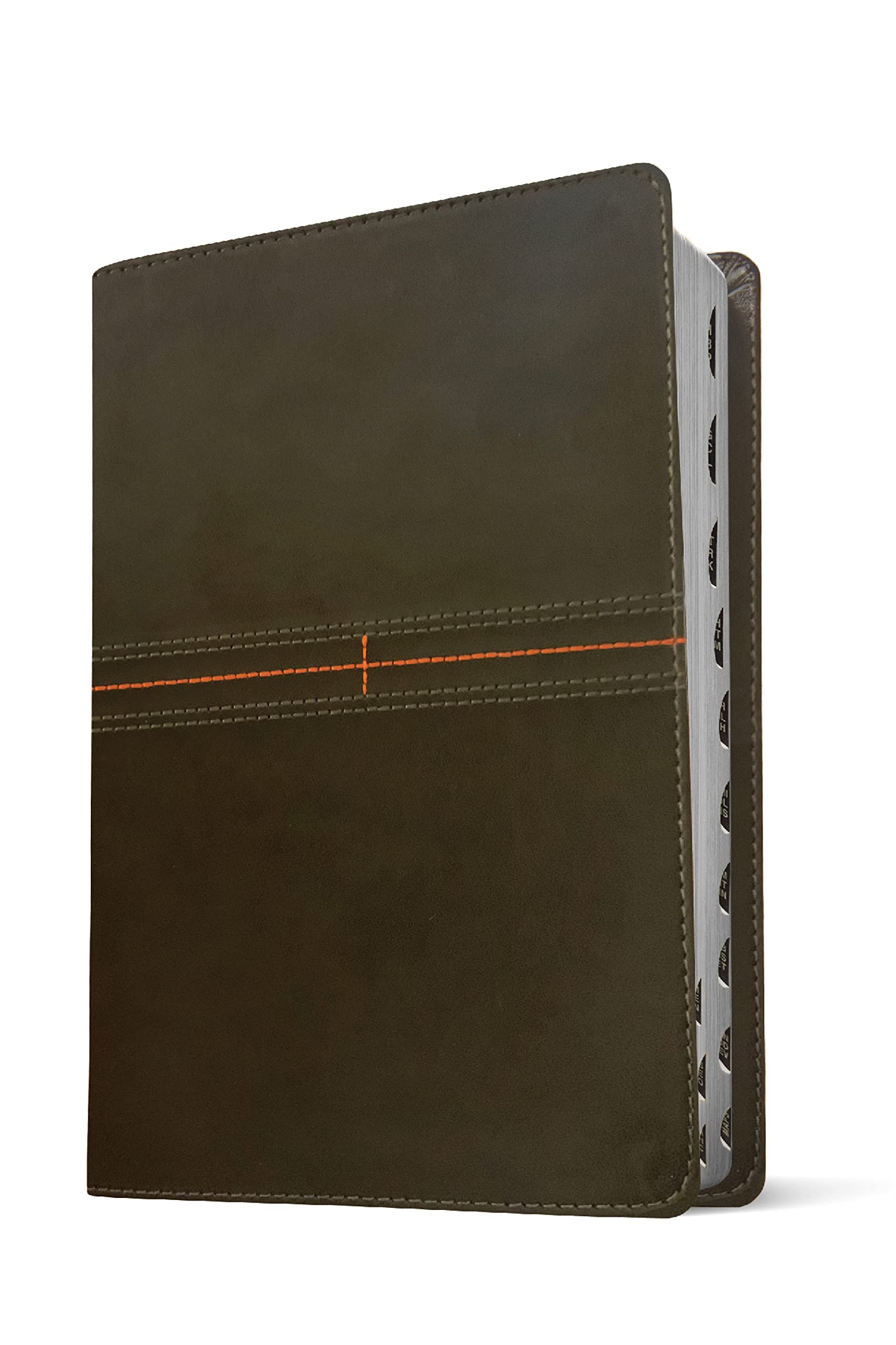 Every Man's Bible NLT (LeatherLike, East-West Grey, Indexed)