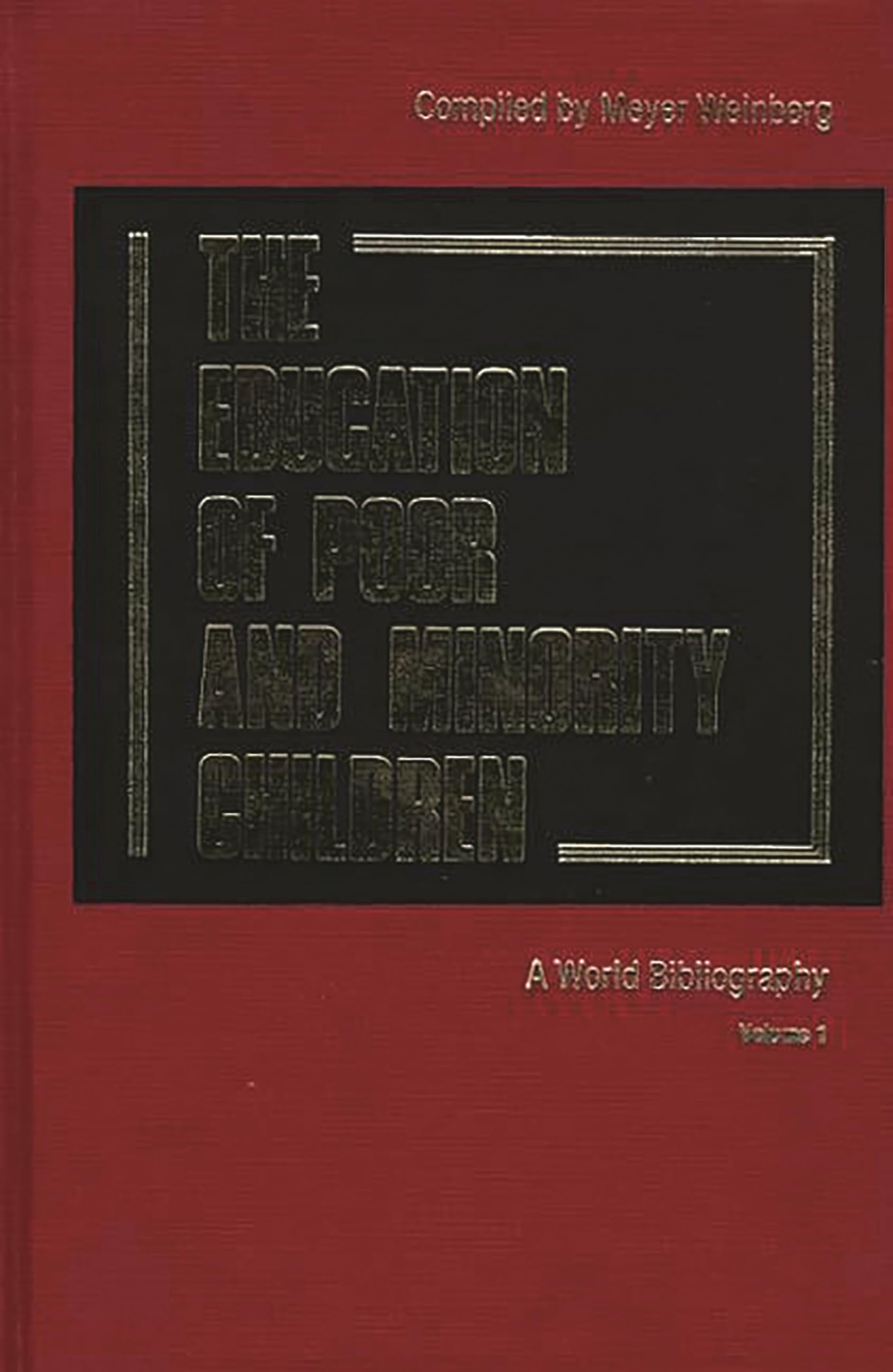Education of the Poor V1