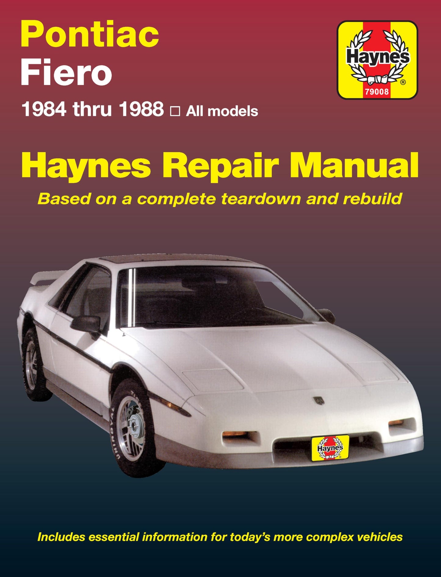Pontiac Fiero (1984-1988) Haynes Repair Manual (USA) (Paperback)