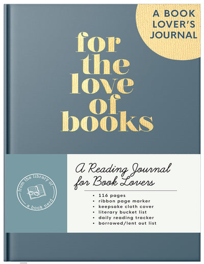 Reading Journal: For the Love of Books, A Book Journal and Planner for Book Lovers to Track, Log and Review
