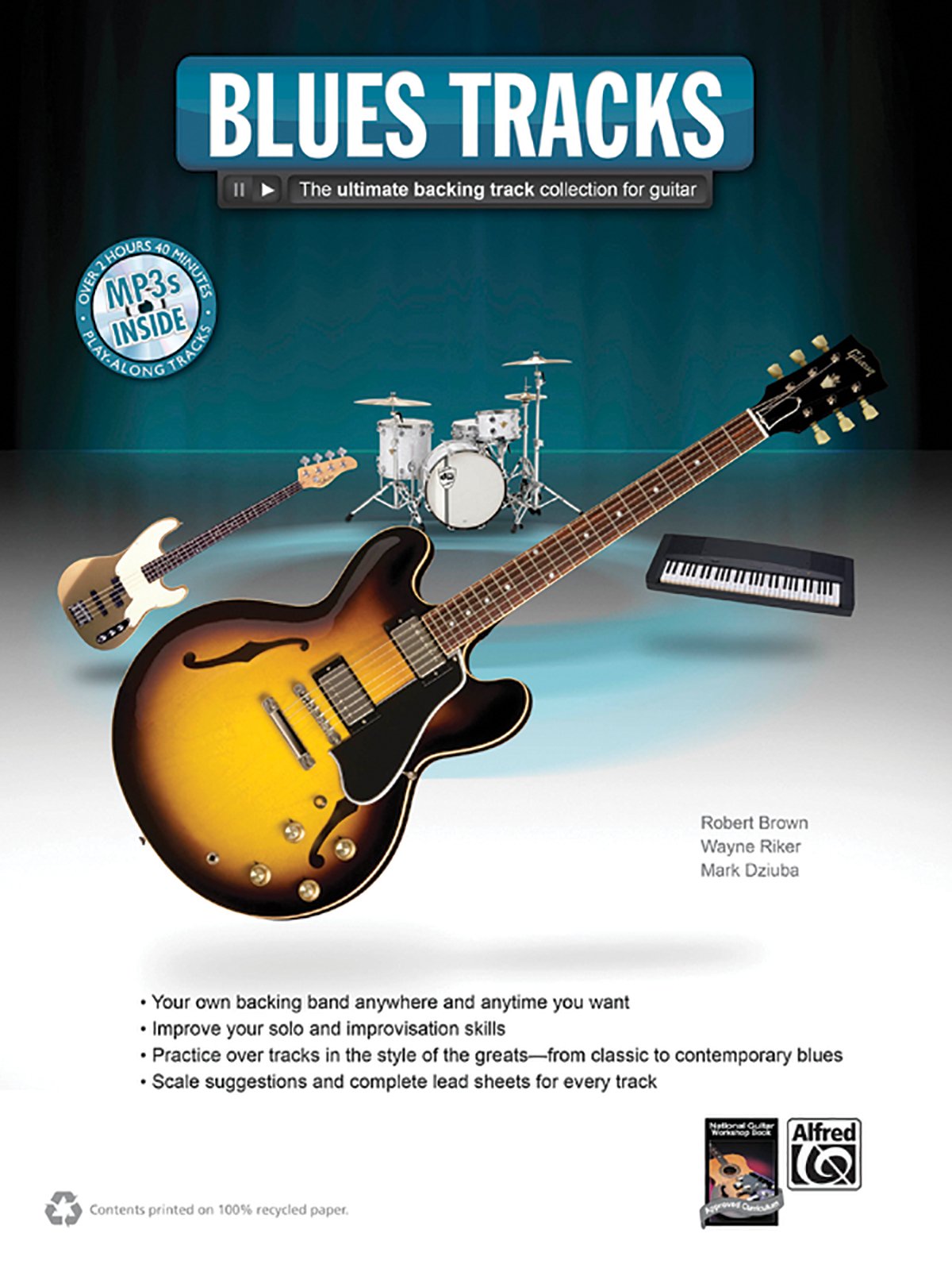 Blues Guitar Tracks: The Ultimate Backing Track Collection for Guitar, Book & MP3 CD