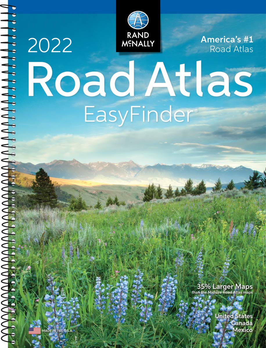 Rand McNally 2022 EasyFinder Midsize Road Atlas (Rand McNall