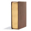 CSB He Reads Truth Bible, Brown Genuine Leather, Black Letter, Wide Margins, Journaling Space, Illustrations, Reading Plans, Single-Column, Easy-to-Read Bible Serif Type