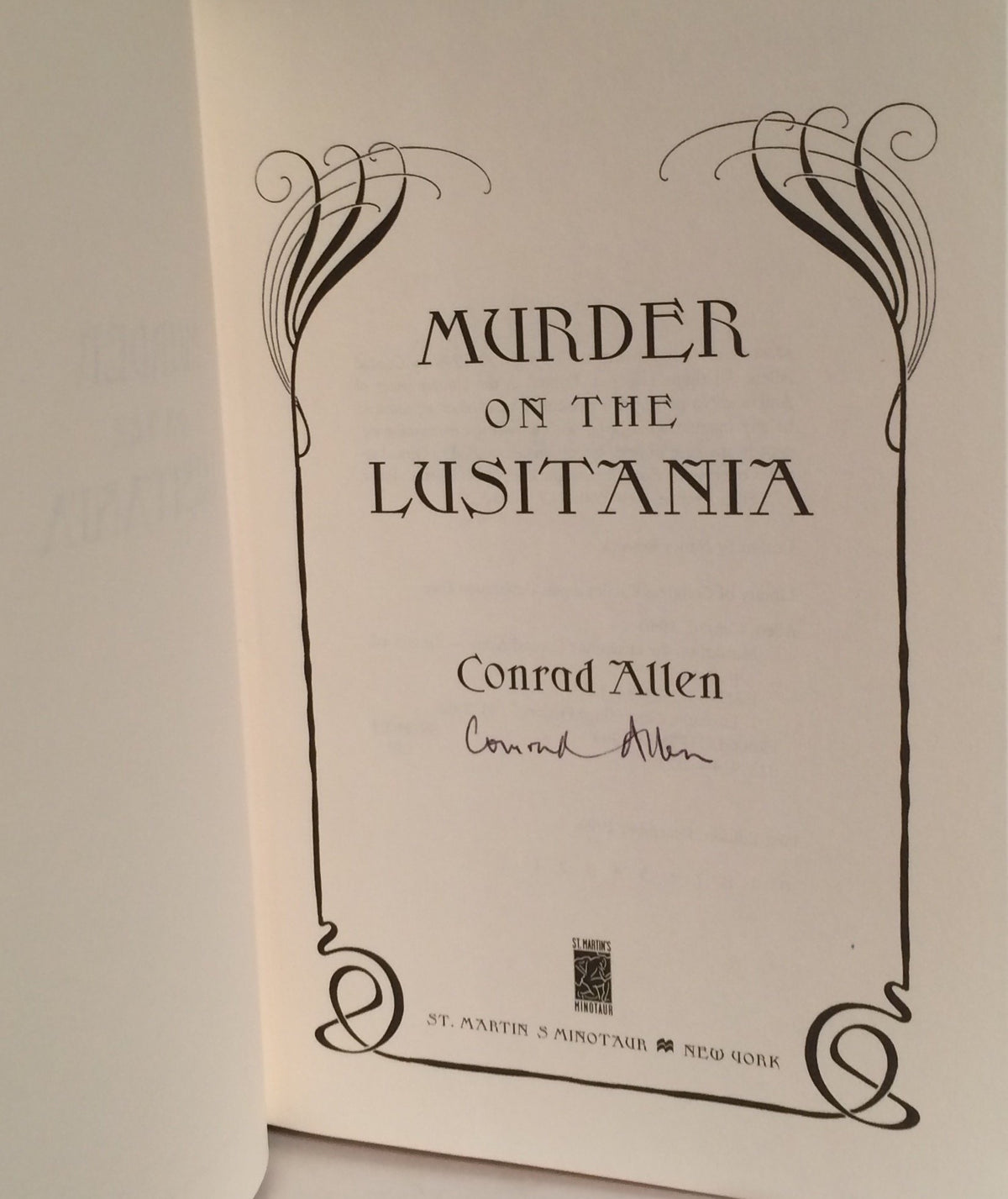Murder on the Lusitania