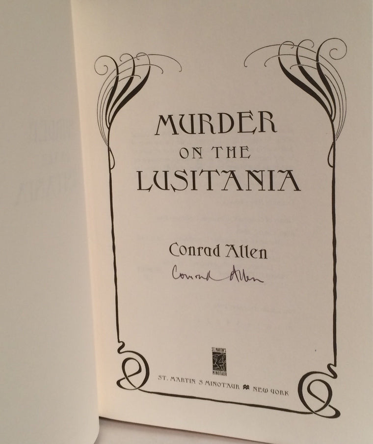 Murder on the Lusitania — back cover