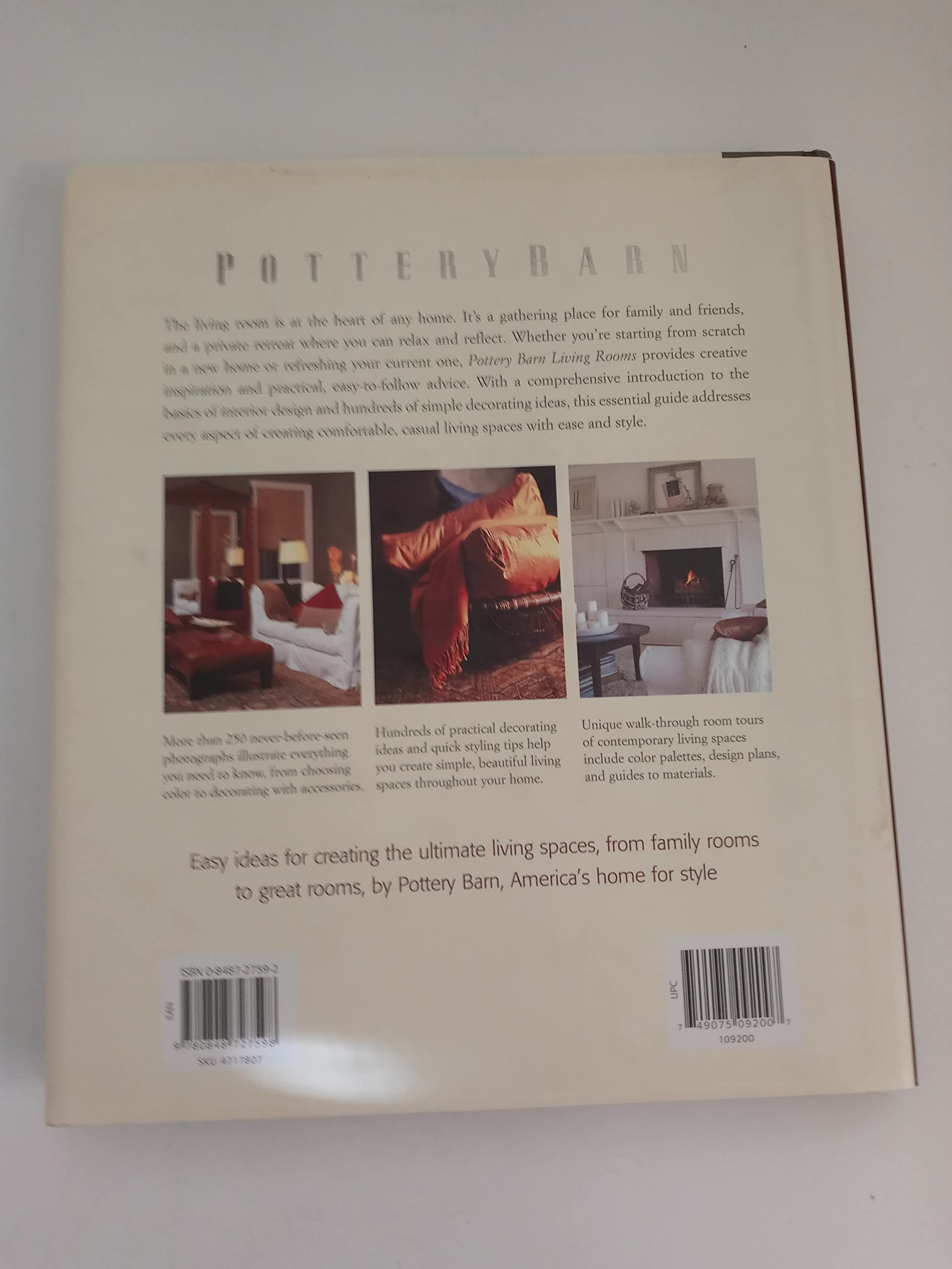 Pottery Barn Living Rooms