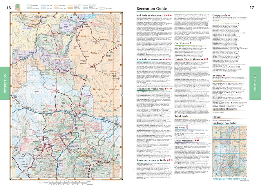 Arizona Road & Recreation Atlas - 13th Edition, 2024 (Benchmark Road & Recreation Atlases)