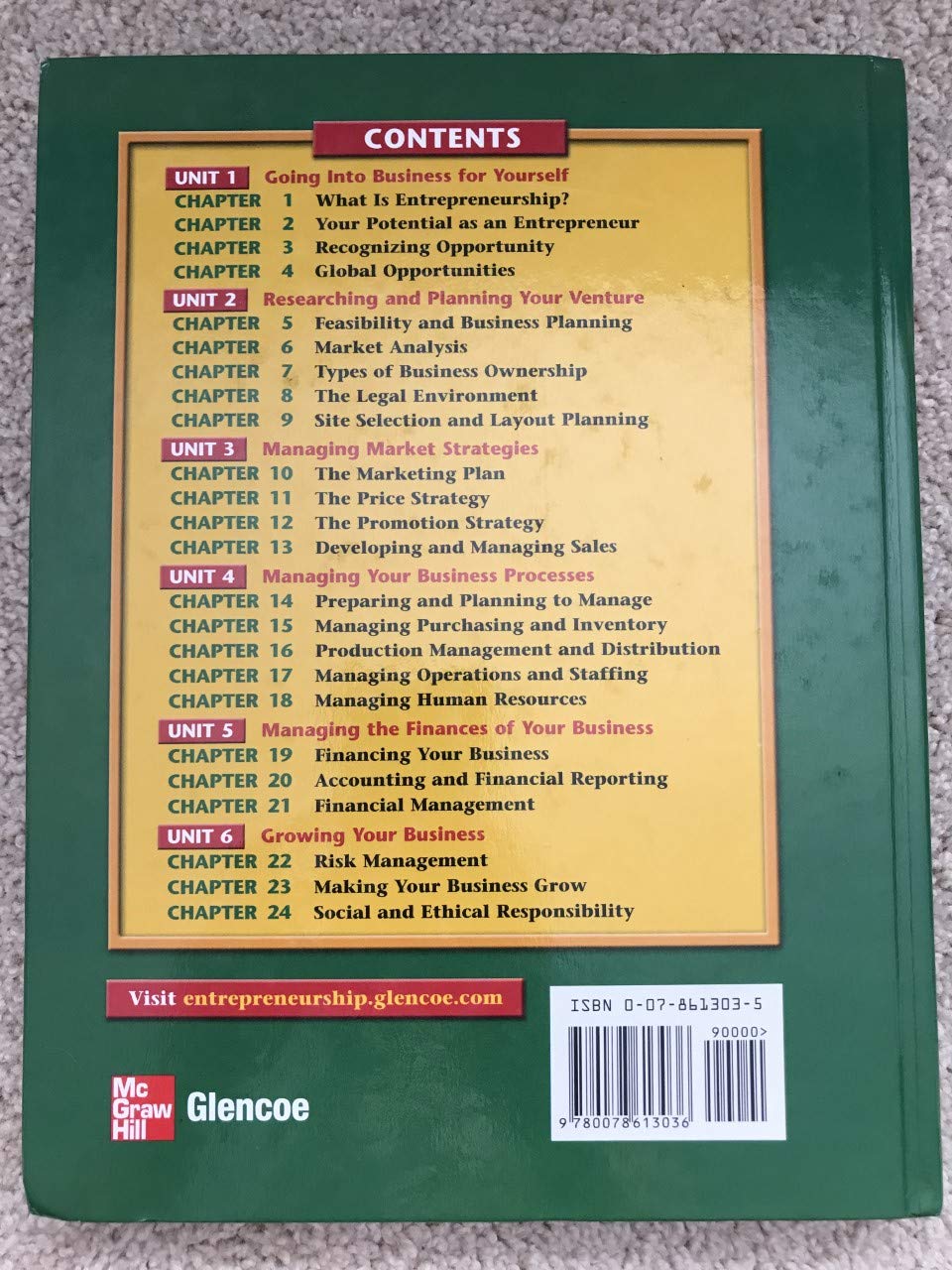 Entrepreneurship and Small Business Management, Student Edition (ENTREPRENEURSHIP SBM)