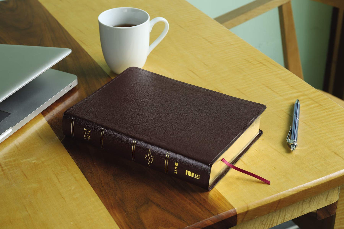 Amplified Holy Bible, Large Print, Bonded Leather, Burgundy: Captures the Full Meaning Behind the Original Greek and Hebrew