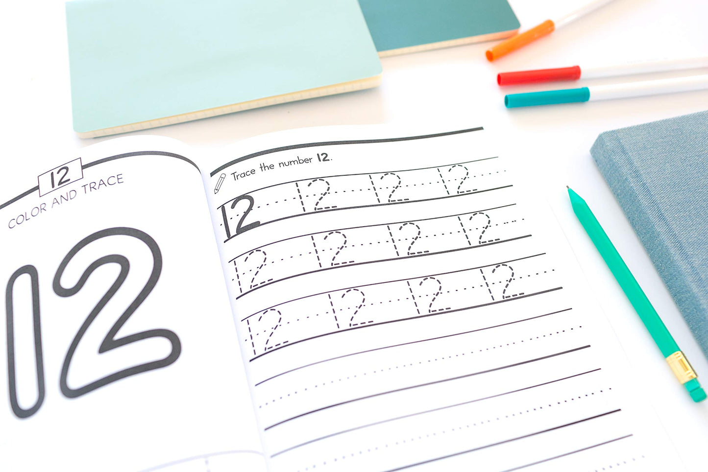 Kindergarten Math Workbook: Kindergarten and 1st Grade Workbook Age 5-7  Homeschool Kindergarteners  Addition and Subtraction Activities + Worksheets